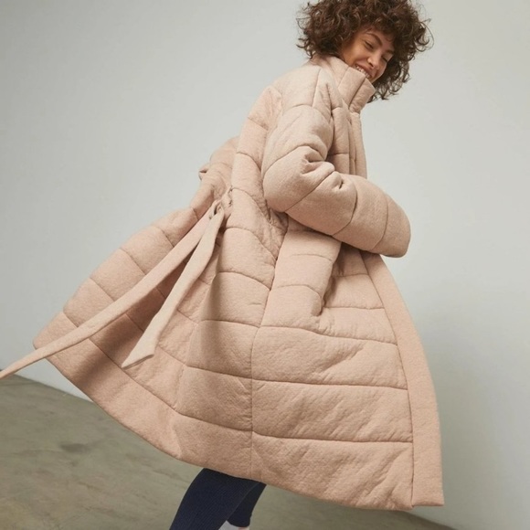 lunya Jackets & Blazers - Lunya Restore Double Faced House Coat In Otium Tan Heather XS/S NWOT